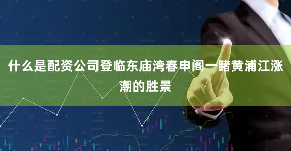 什么是配资公司登临东庙湾春申阁一睹黄浦江涨潮的胜景
